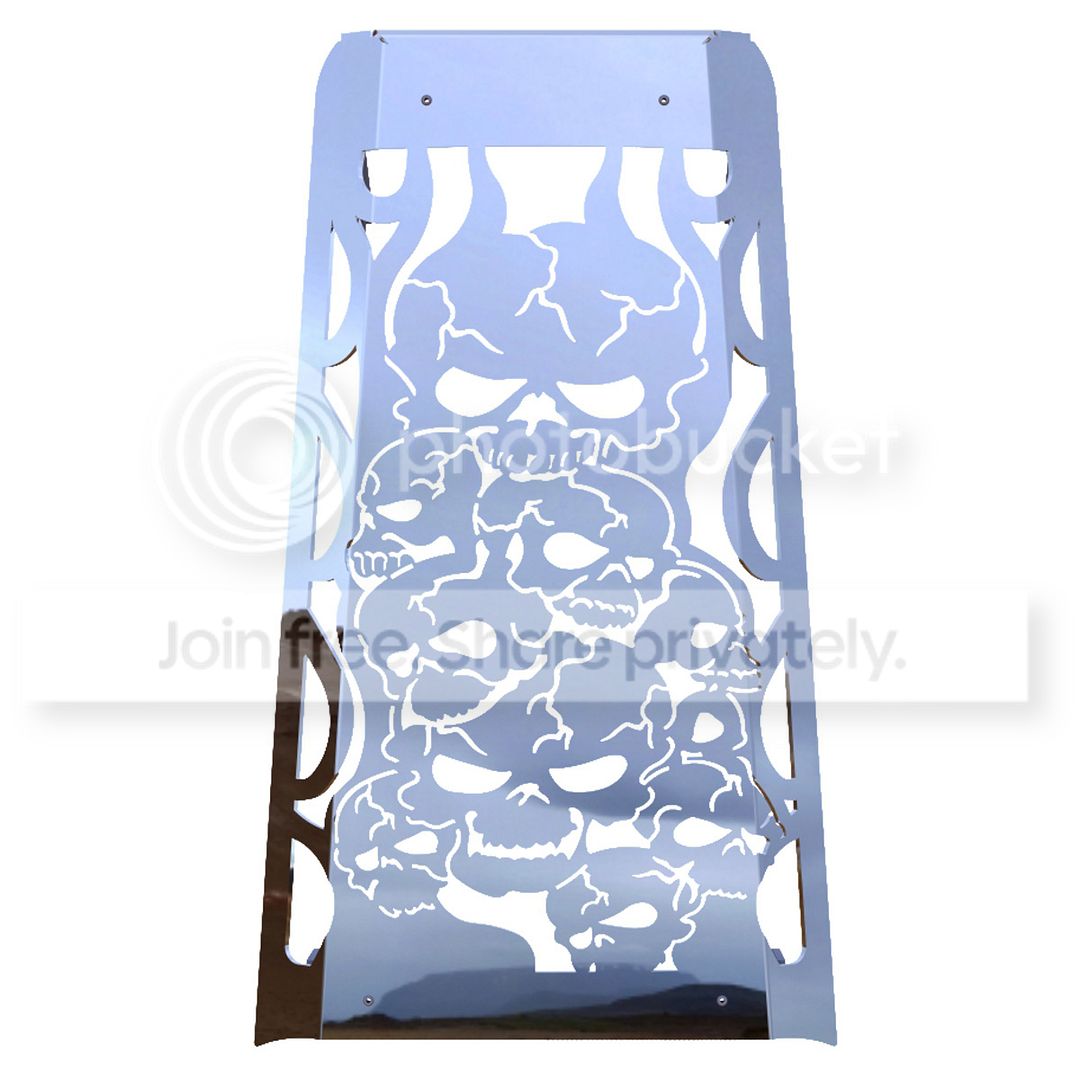 honda fury radiator cover